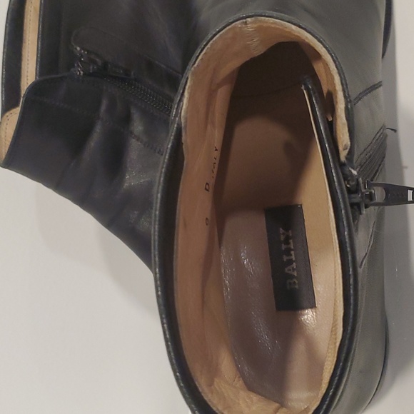 Bally Rivielo Black Zip Ankle Dress Shoes - Picture 6 of 6